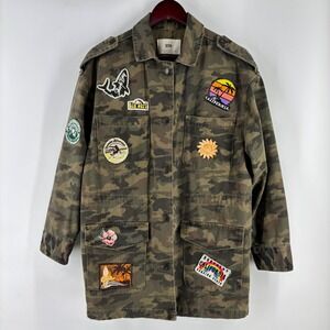 Camo Utility Jacket Patches customized  California Sun Surfing  STR  Medium